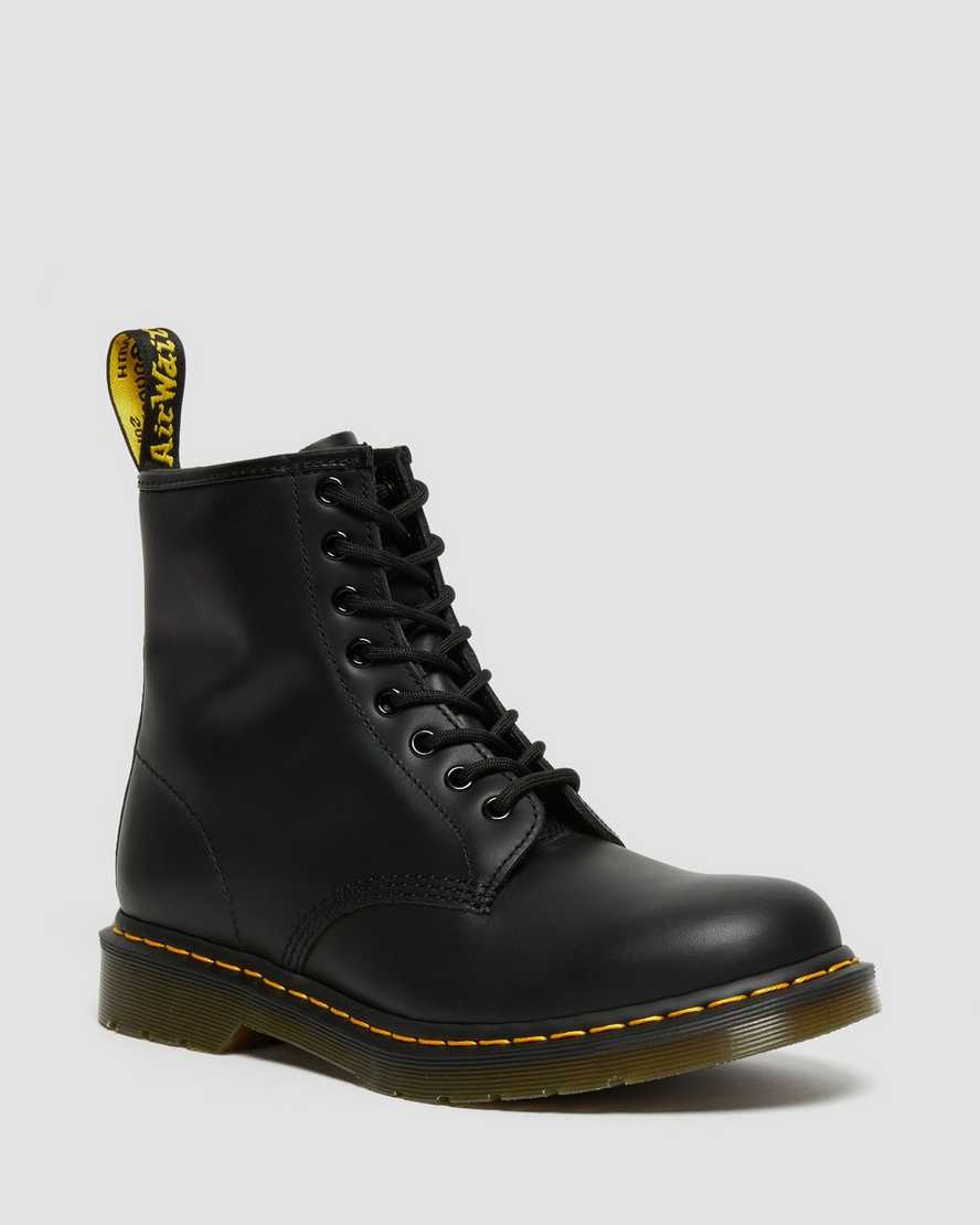 Dr. Martens 1460 Nappa Lær Snørestøvler Dame Svart [7359ZHDBU]